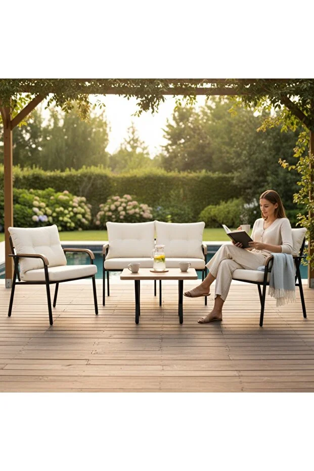 2+1+1+Sehpa(50x75) Bahçe Balkon takımı